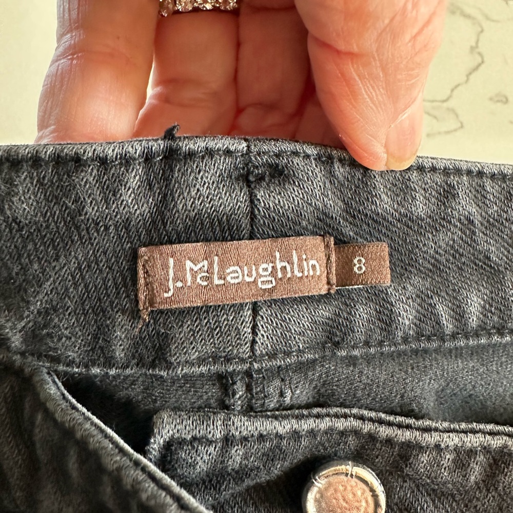 J. McLaughlin Charcoal Denim Pants